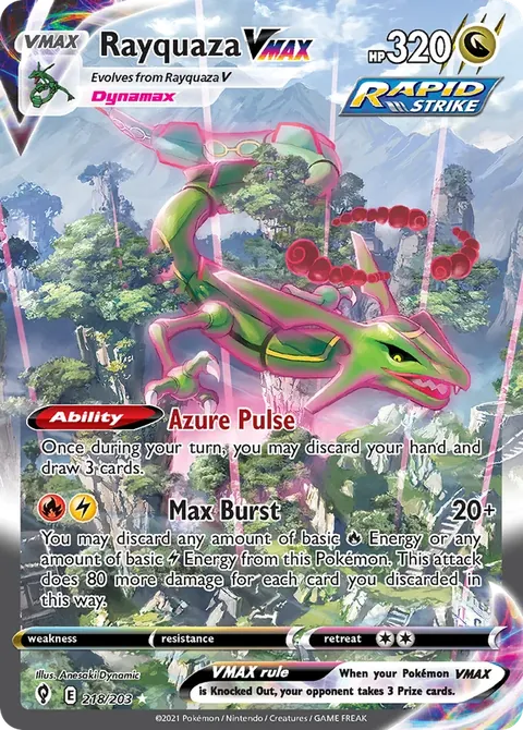 Rayquaza VMAX alternate art